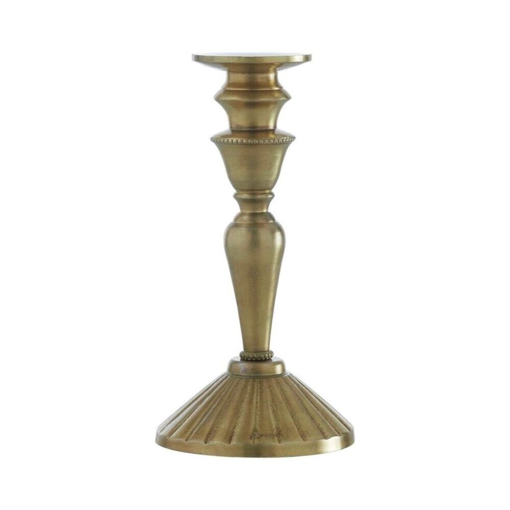 My Texas House 8" Gold Metal Taper Candle‎ Holder